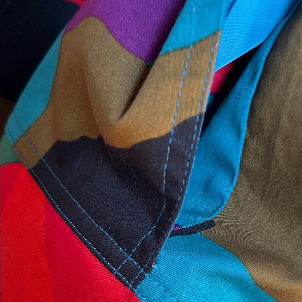 Multicolor Patchwork Women's Blazer vintage stock NWT - Picture 5 of 10